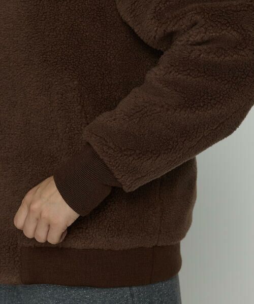 COMME CA PLATINUM / コムサ・プラチナ ブルゾン | WOOL BREND ボア ブルゾン | 詳細17