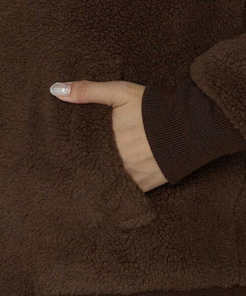 COMME CA PLATINUM / コムサ・プラチナ ブルゾン | WOOL BREND ボア ブルゾン | 詳細18