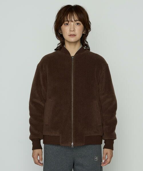 COMME CA PLATINUM / コムサ・プラチナ ブルゾン | WOOL BREND ボア ブルゾン | 詳細22