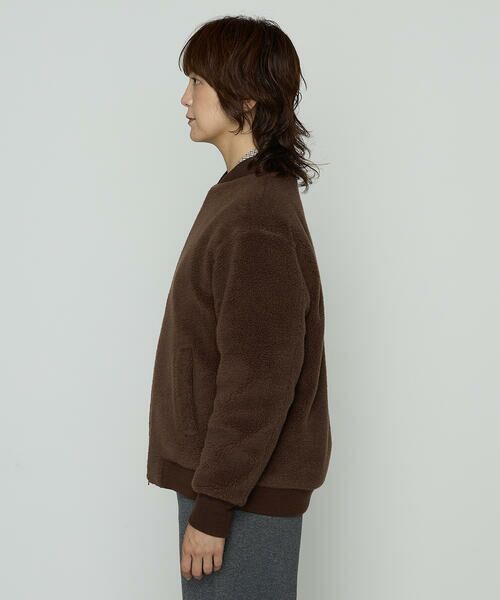 COMME CA PLATINUM / コムサ・プラチナ ブルゾン | WOOL BREND ボア ブルゾン | 詳細23