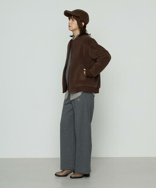 COMME CA PLATINUM / コムサ・プラチナ ブルゾン | WOOL BREND ボア ブルゾン | 詳細13