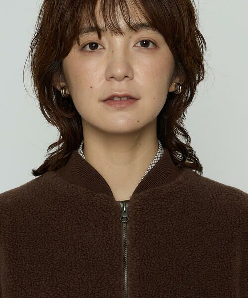 COMME CA PLATINUM / コムサ・プラチナ ブルゾン | WOOL BREND ボア ブルゾン | 詳細16