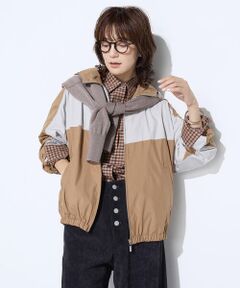 COMME CA PLATINUM / コムサ・プラチナ ブルゾン | パウダータフタ ブルゾン