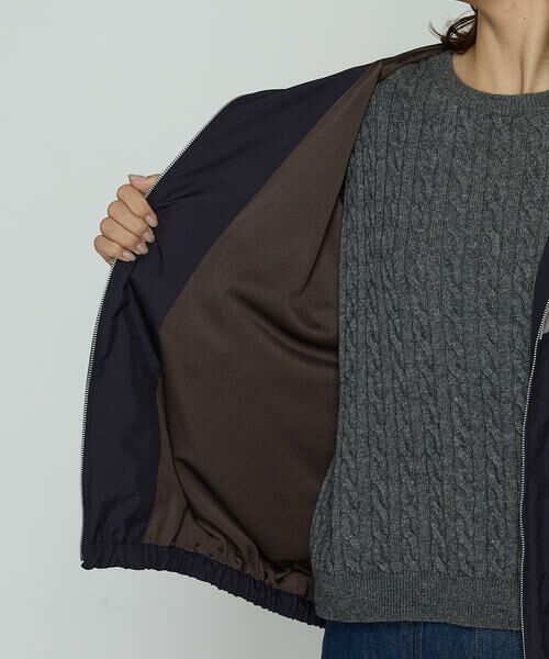 COMME CA PLATINUM / コムサ・プラチナ ブルゾン | パウダータフタ ブルゾン | 詳細13