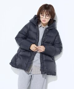 COMME CA PLATINUM / コムサ・プラチナ その他アウター | 撥水ナイロンタフタ ミドル丈きれいめダウンコート