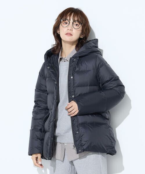 COMME CA PLATINUM / コムサ・プラチナ その他アウター | 撥水ナイロンタフタ ミドル丈きれいめダウンコート | 詳細2