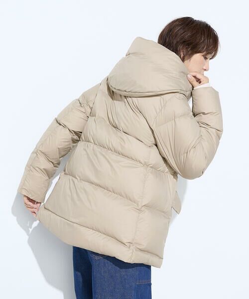 COMME CA PLATINUM / コムサ・プラチナ その他アウター | 撥水ナイロンタフタ ミドル丈きれいめダウンコート | 詳細16