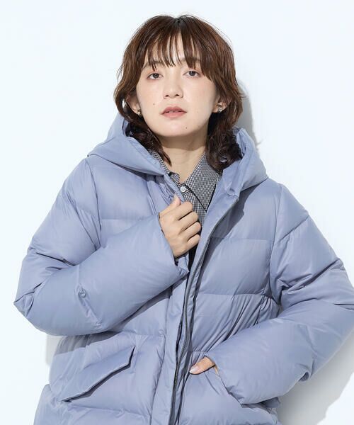 COMME CA PLATINUM / コムサ・プラチナ その他アウター | 撥水ナイロンタフタ ミドル丈きれいめダウンコート | 詳細29