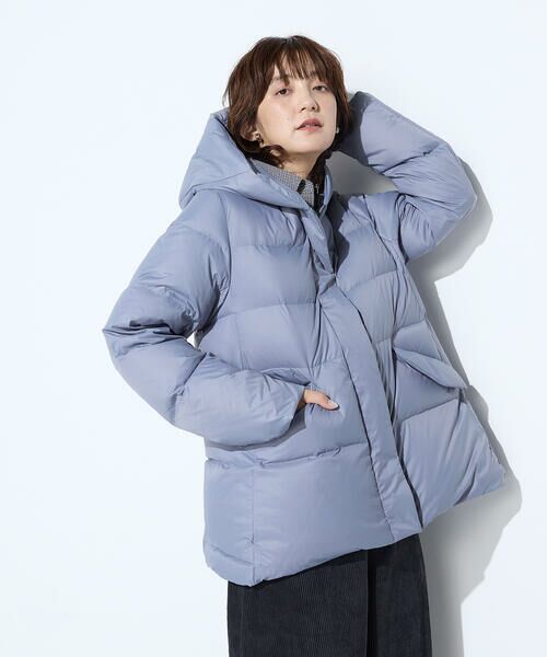COMME CA PLATINUM / コムサ・プラチナ その他アウター | 撥水ナイロンタフタ ミドル丈きれいめダウンコート | 詳細30