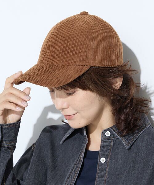 COMME CA PLATINUM/コムサ・プラチナ コーデュロイ キャップ 16:キャメル F COMME CA PLATINUM/コムサ・プラチナ コーデュロイ キャップ 16:キャメル F