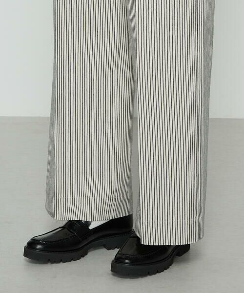 COMME CA PLATINUM / コムサ・プラチナ スラックス・ドレスパンツ | ヒッコリーストライプ パンツ | 詳細8