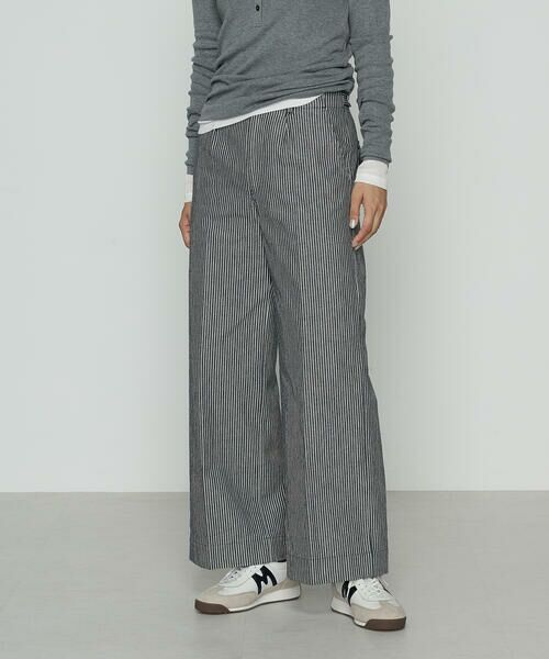 COMME CA PLATINUM / コムサ・プラチナ スラックス・ドレスパンツ | ヒッコリーストライプ パンツ | 詳細13