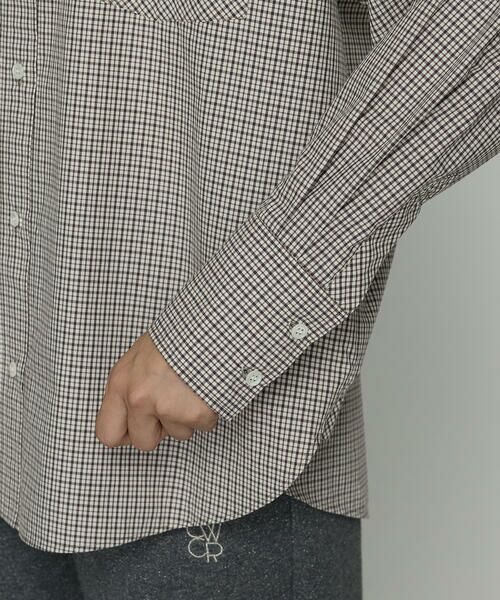 COMME CA PLATINUM / コムサ・プラチナ シャツ・ブラウス | タイプライターミニチェック シャツ | 詳細12