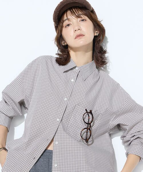 COMME CA PLATINUM / コムサ・プラチナ シャツ・ブラウス | タイプライターミニチェック シャツ | 詳細18