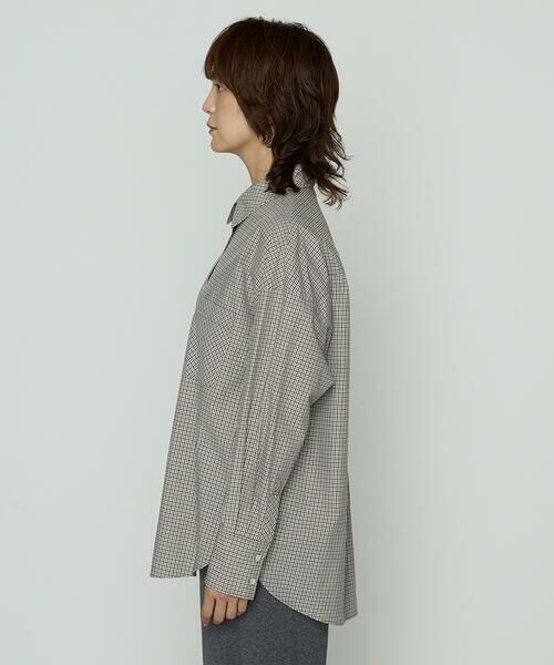 COMME CA PLATINUM / コムサ・プラチナ シャツ・ブラウス | タイプライターミニチェック シャツ | 詳細8