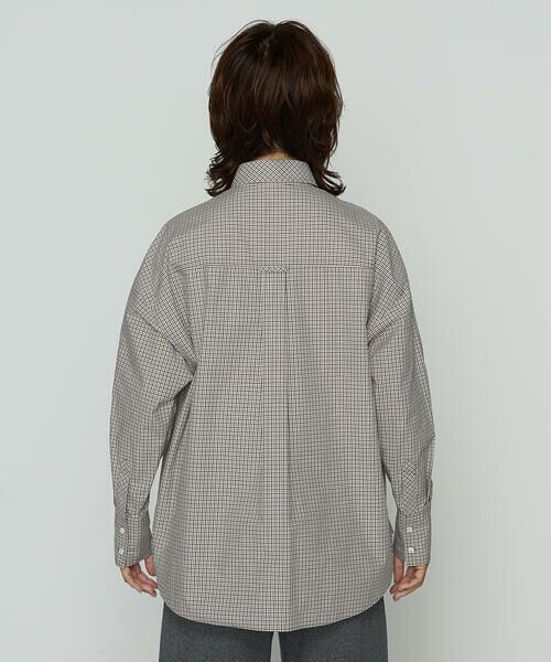 COMME CA PLATINUM / コムサ・プラチナ シャツ・ブラウス | タイプライターミニチェック シャツ | 詳細9