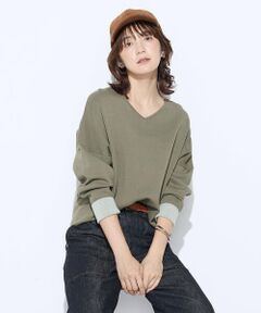 COMME CA PLATINUM / コムサ・プラチナ ニット・セーター | 14G接結編 ニットプルオーバー