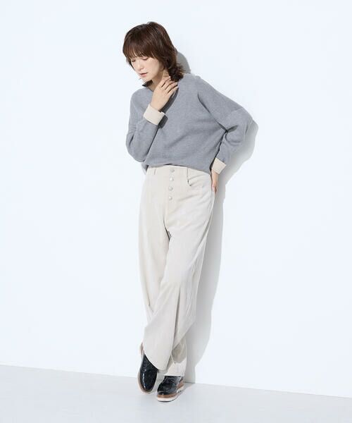 COMME CA PLATINUM / コムサ・プラチナ ニット・セーター | 14G接結編 ニットプルオーバー | 詳細14