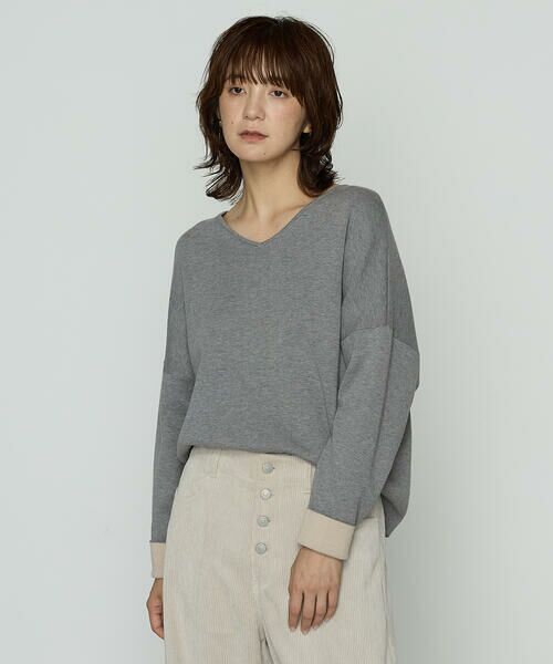 COMME CA PLATINUM / コムサ・プラチナ ニット・セーター | 14G接結編 ニットプルオーバー | 詳細3