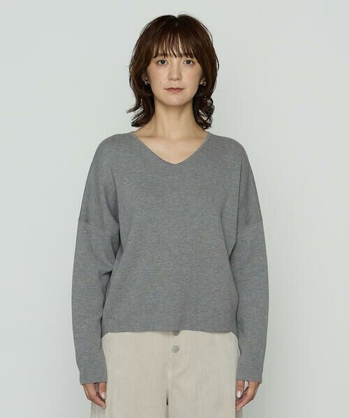 COMME CA PLATINUM / コムサ・プラチナ ニット・セーター | 14G接結編 ニットプルオーバー | 詳細6