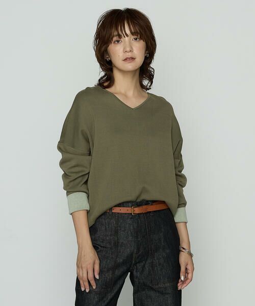 COMME CA PLATINUM / コムサ・プラチナ ニット・セーター | 14G接結編 ニットプルオーバー | 詳細17