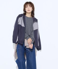 COMME CA PLATINUM / コムサ・プラチナ ブルゾン | パウダータフタ ブルゾン