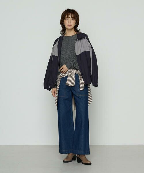 COMME CA PLATINUM / コムサ・プラチナ ブルゾン | パウダータフタ ブルゾン | 詳細1