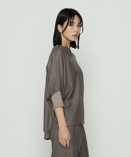 COMME CA PLATINUM / コムサ・プラチナ カットソー | パウダーツイルストレッチ ドルマンスリーブプルオーバー | 詳細15