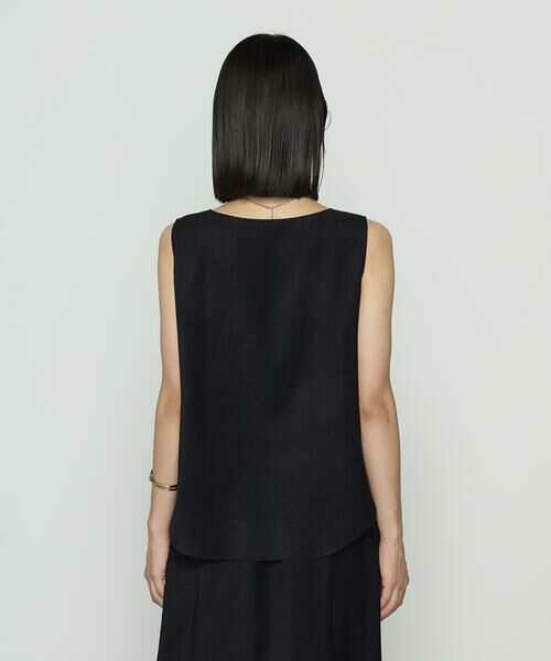 COMME CA PLATINUM / コムサ・プラチナ シャツ・ブラウス | ポリスエード タンクトップ付きブラウス | 詳細10
