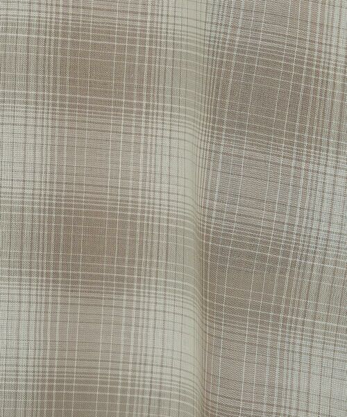 COMME CA PLATINUM / コムサ・プラチナ シャツ・ブラウス | シアーボイルチェック ドロストシアーシャツ | 詳細16