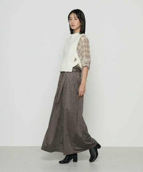 COMME CA PLATINUM / コムサ・プラチナ シャツ・ブラウス | シアーボイルチェック ドロストシアーシャツ | 詳細14