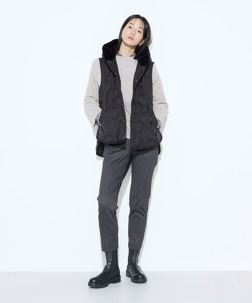 COMME CA PLATINUM / コムサ・プラチナ その他アウター | フーデッド ダウンジレ | 詳細16