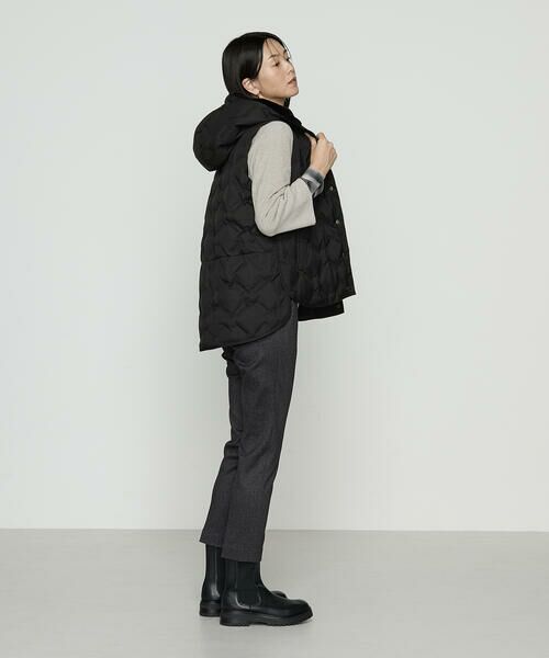 COMME CA PLATINUM / コムサ・プラチナ その他アウター | フーデッド ダウンジレ | 詳細4