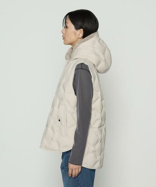 COMME CA PLATINUM / コムサ・プラチナ その他アウター | フーデッド ダウンジレ | 詳細20