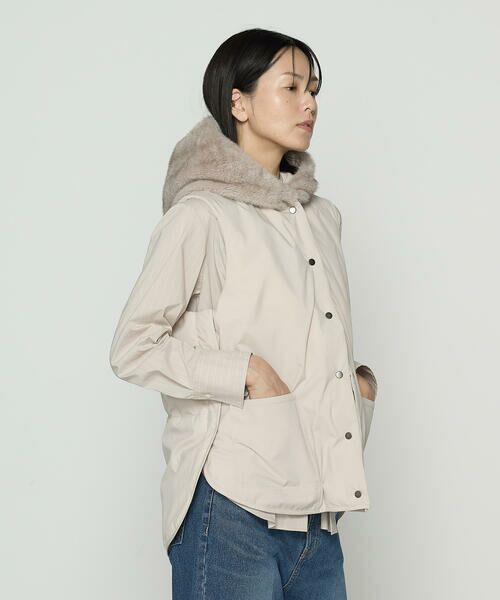 COMME CA PLATINUM / コムサ・プラチナ その他アウター | フーデッド ダウンジレ | 詳細18