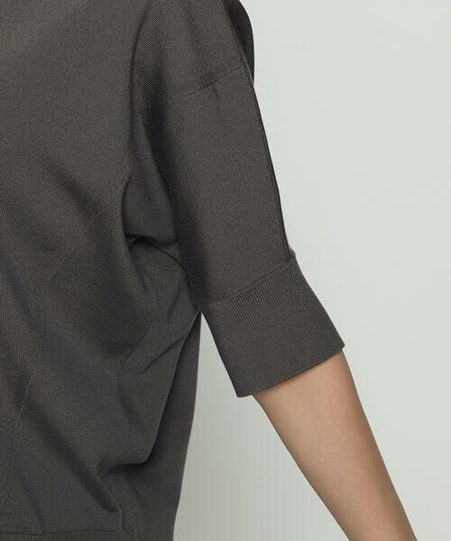 COMME CA PLATINUM / コムサ・プラチナ カットソー | リヨセル天竺 ゆったりニットソー | 詳細7