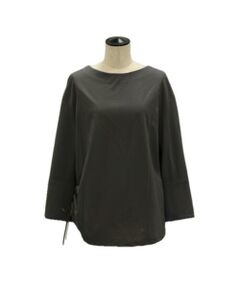 COMME CA PLATINUM / コムサ・プラチナ カットソー | 80／-ポンチ ブラウス見えプルオーバー