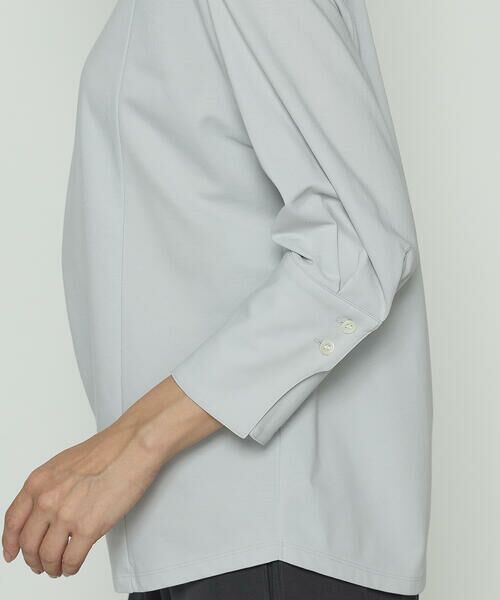 COMME CA PLATINUM / コムサ・プラチナ カットソー | 80/-ポンチ ブラウス見えプルオーバー | 詳細11