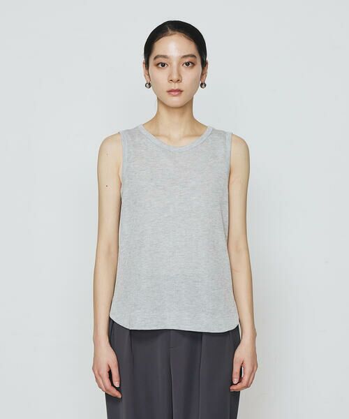 COMME CA PLATINUM / コムサ・プラチナ カットソー | ラメテレコ タンクトップ | 詳細4