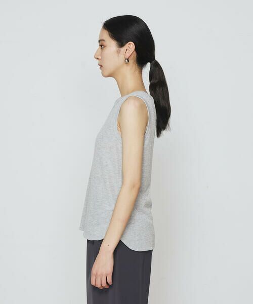 COMME CA PLATINUM / コムサ・プラチナ カットソー | ラメテレコ タンクトップ | 詳細5