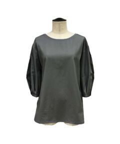 COMME CA PLATINUM / コムサ・プラチナ カットソー | 80／-ポンチ ドッキングプルオーバー