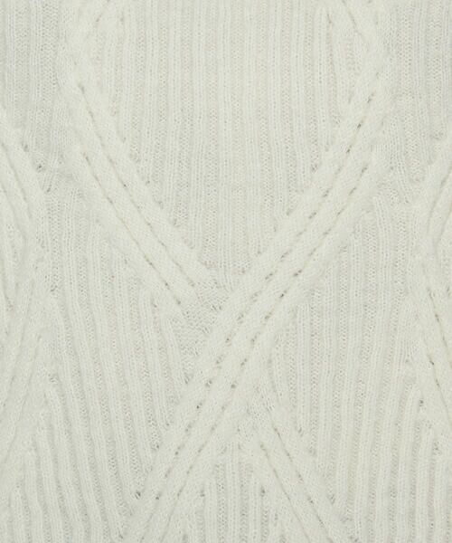 COMME CA PLATINUM / コムサ・プラチナ ベスト | マシュマロブークレー ニットベスト | 詳細3