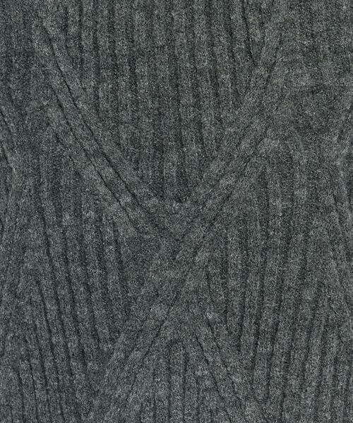 COMME CA PLATINUM / コムサ・プラチナ ベスト | マシュマロブークレー ニットベスト | 詳細13