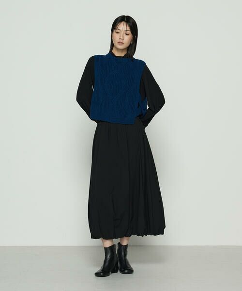 COMME CA PLATINUM / コムサ・プラチナ ベスト | マシュマロブークレー ニットベスト | 詳細17