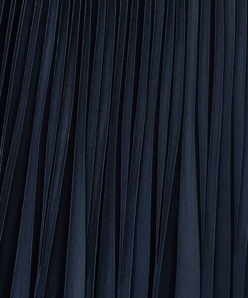 COMME CA PLATINUM / コムサ・プラチナ ロング・マキシ丈スカート | サテンチンツ コンビネーションプリーツスカート | 詳細30