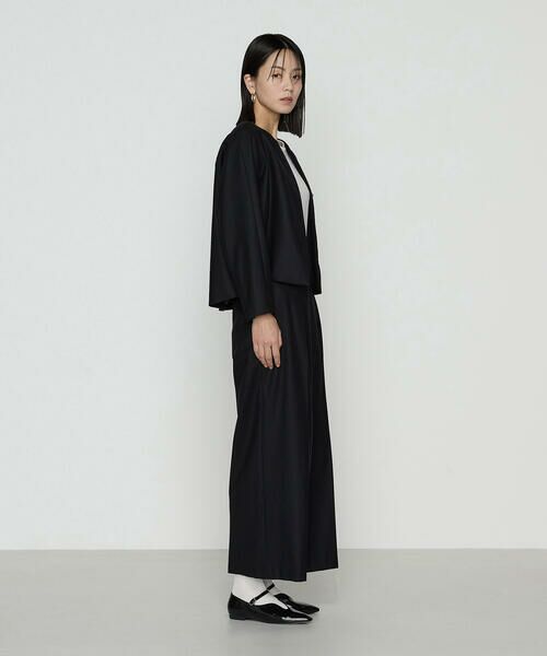 COMME CA PLATINUM / コムサ・プラチナ セットアップ | 【セットアップ対応】ストレッチフラノノーカラージャケット | 詳細3