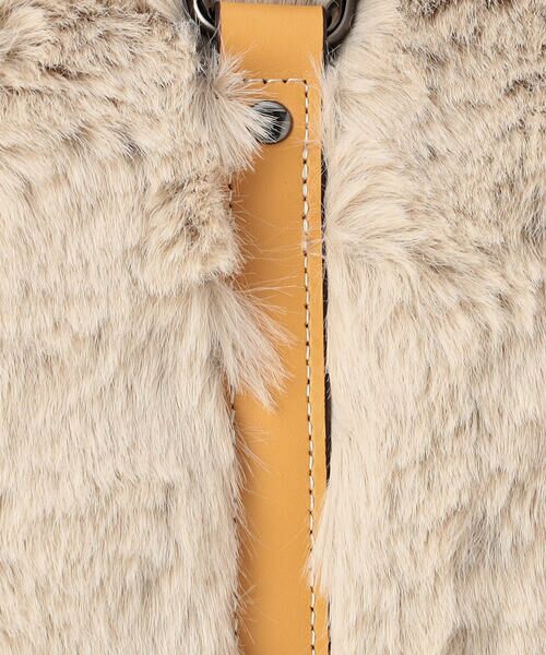 COMME CA PLATINUM / コムサ・プラチナ ボストンバッグ | エコファー ボストンバッグ | 詳細10