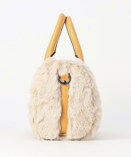 COMME CA PLATINUM / コムサ・プラチナ ボストンバッグ | エコファー ボストンバッグ | 詳細2