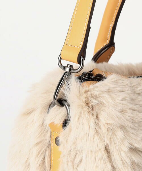 COMME CA PLATINUM / コムサ・プラチナ ボストンバッグ | エコファー ボストンバッグ | 詳細6