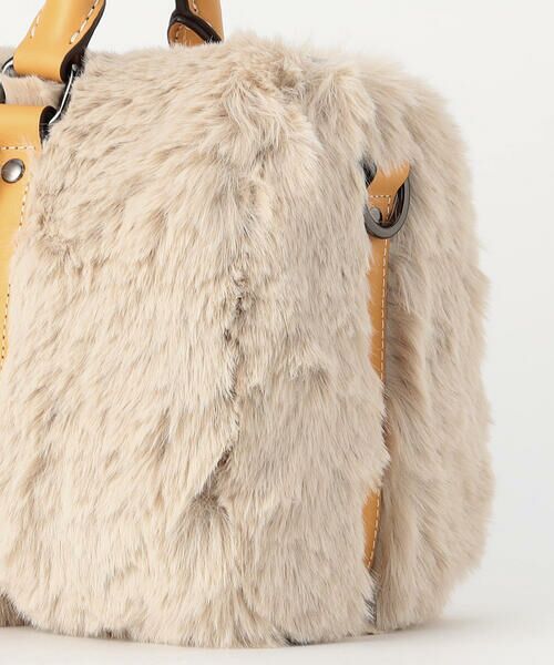 COMME CA PLATINUM / コムサ・プラチナ ボストンバッグ | エコファー ボストンバッグ | 詳細8